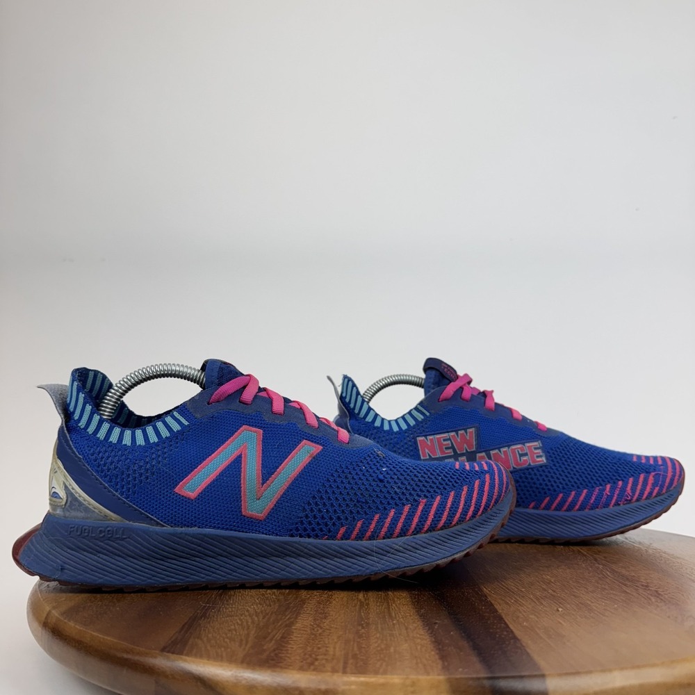 Womens New Balance Fuelcell Echo Big Rally Blue Raspberry Running Shoes Size 10